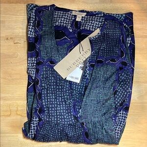 Burberry Blue Patterned Women's Skirt